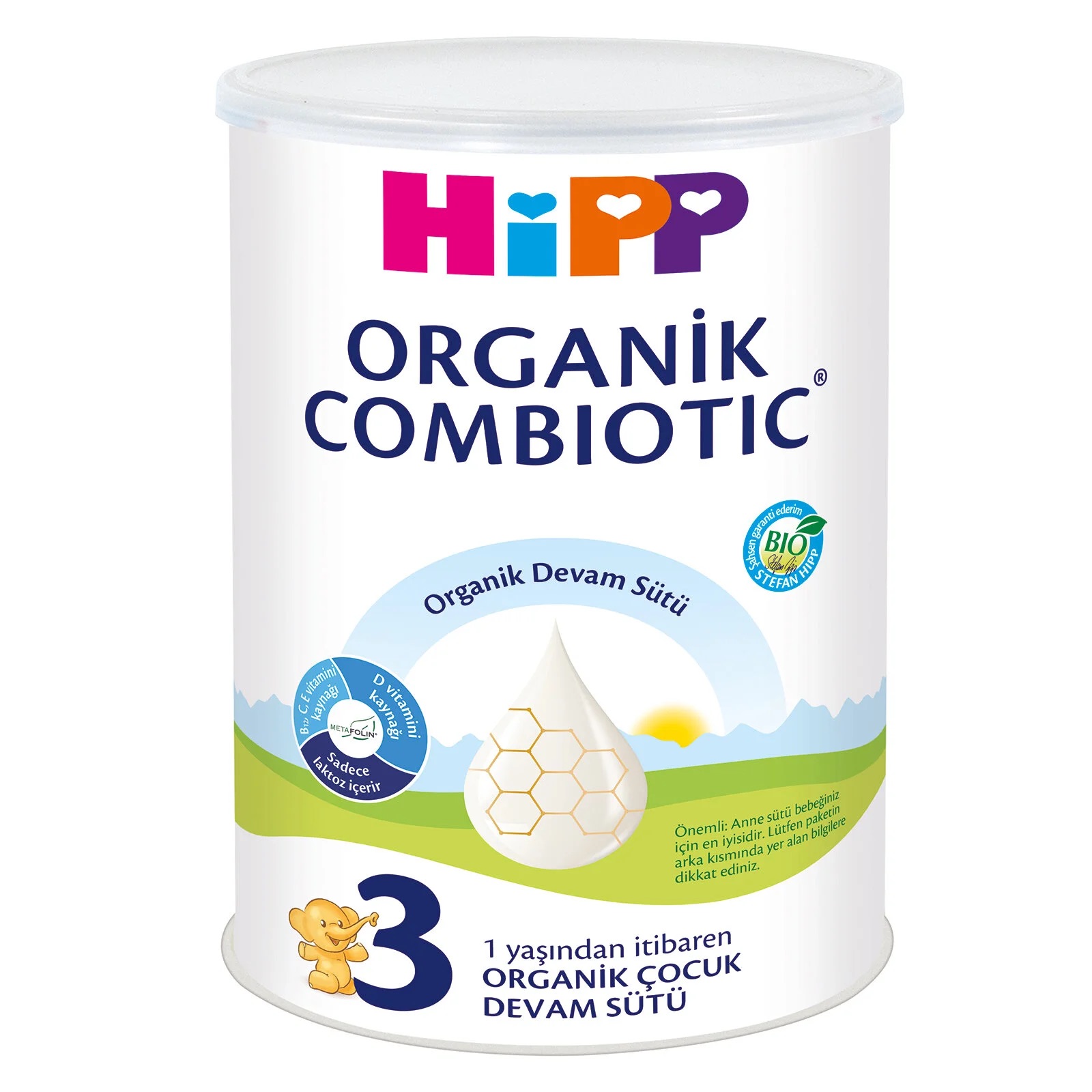 3 Organik Combiotic Devam Sütü 350 gr 1+ Yaş